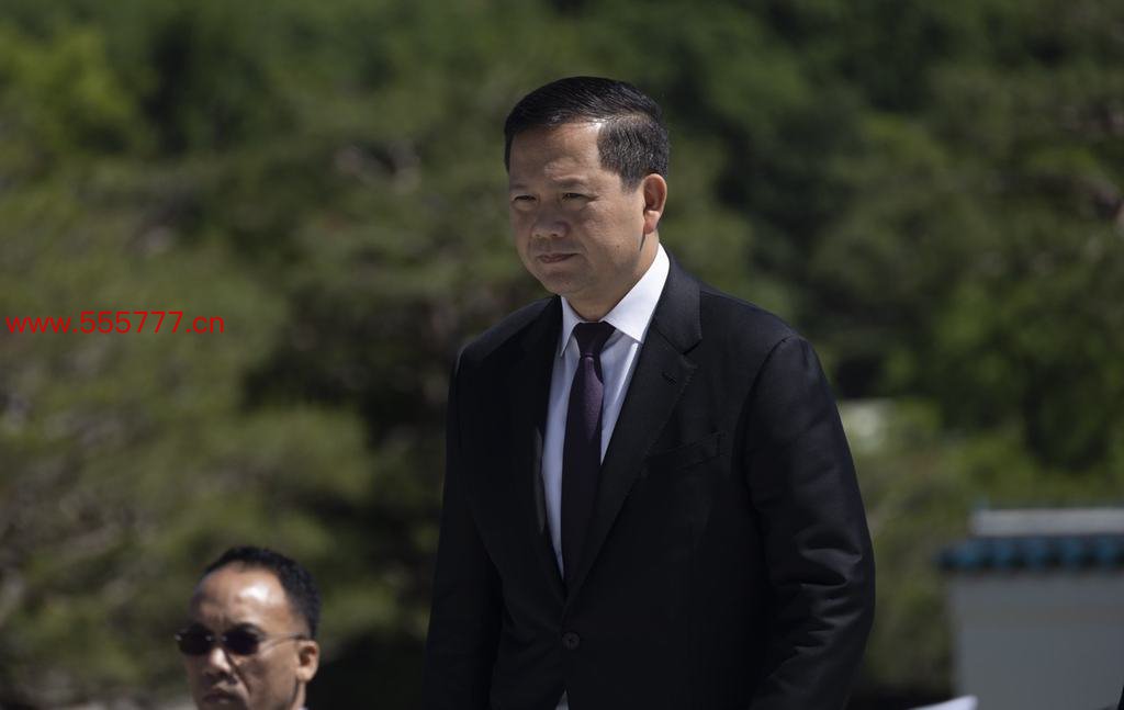 本年5月打听韩国的柬埔寨首相洪玛奈/IC Photo